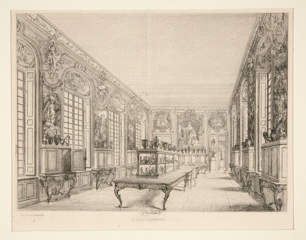 The Cabinet of Medals by Jules Ferdinand Jacquemart