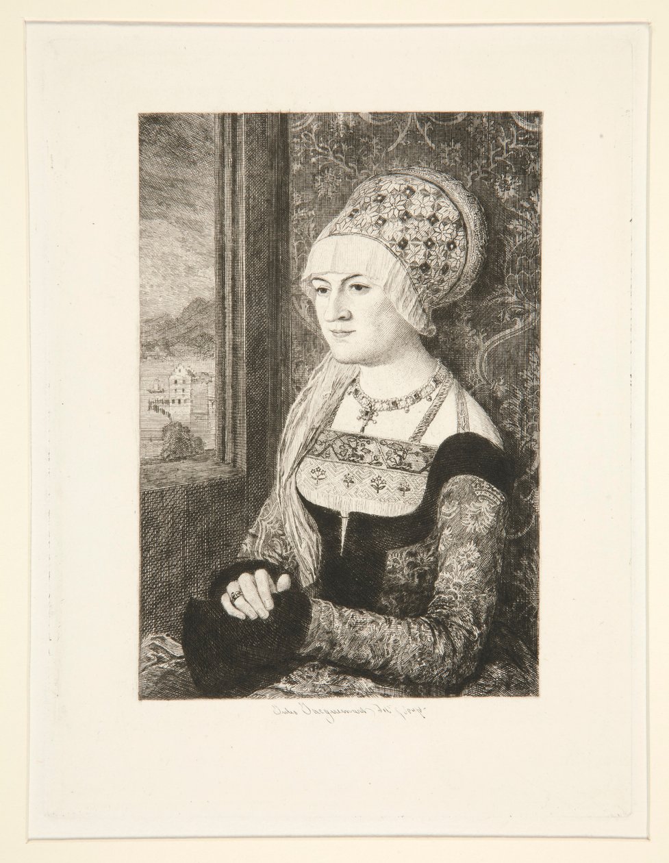 Portrait of a Woman by Jules Ferdinand Jacquemart