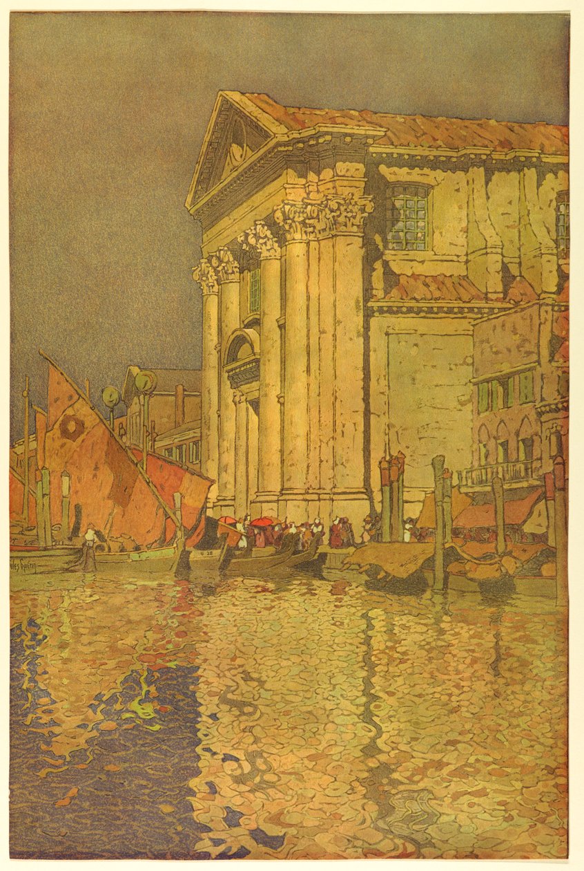 Church of San Salvatore, Venice by Jules Guerin