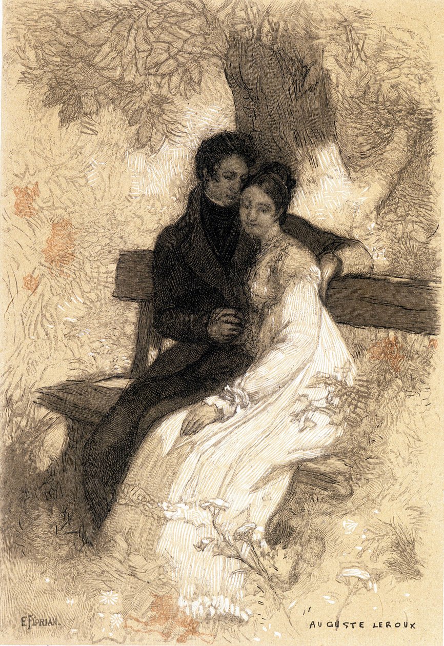 Illustration for Eugenie Grandet by Auguste Leroux by Jules Marie Auguste Leroux