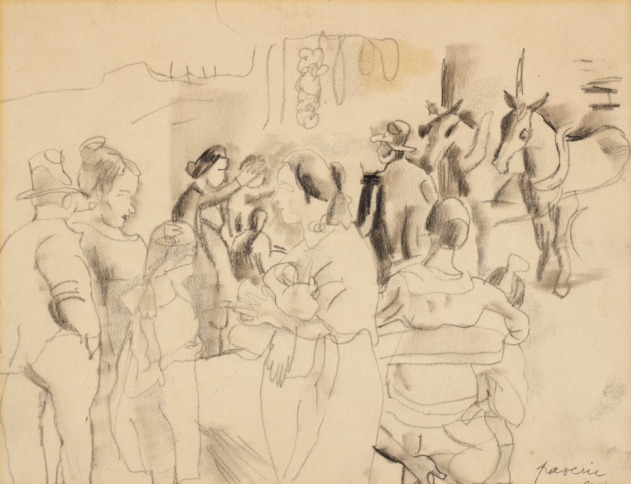 Street Scene, New York by Jules Pascin: Buy fine art print