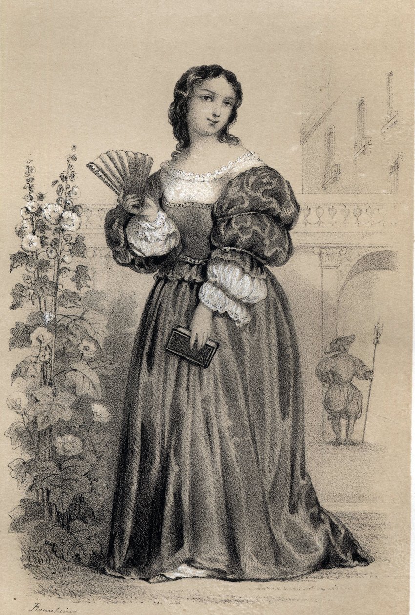 Portrait of Vittoria Colonna, Marquise of Pescara by Jules and Raunheim Hermann David