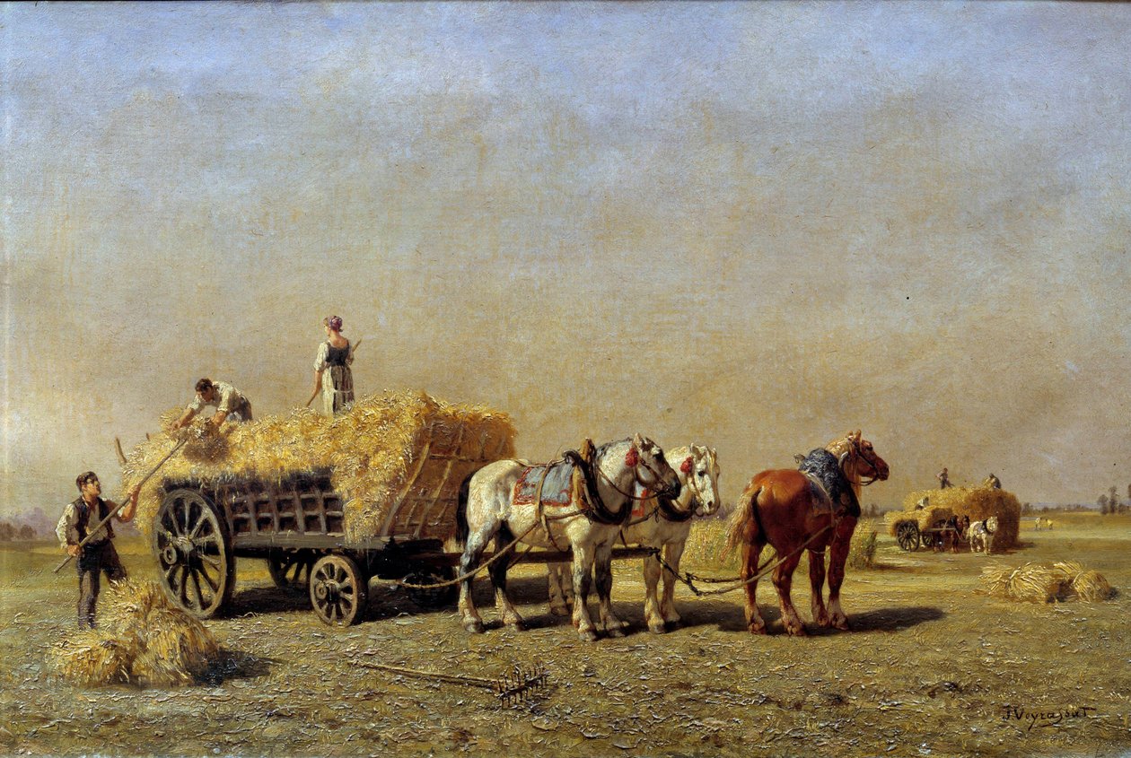 The Reapers (detail) by Jules Veyrassat