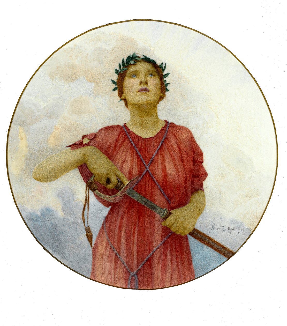 Guided by Matchless Fortitude, To Peace and Truth Thy Glorious Way Hast Ploughed by Julia Beatrice Matthews