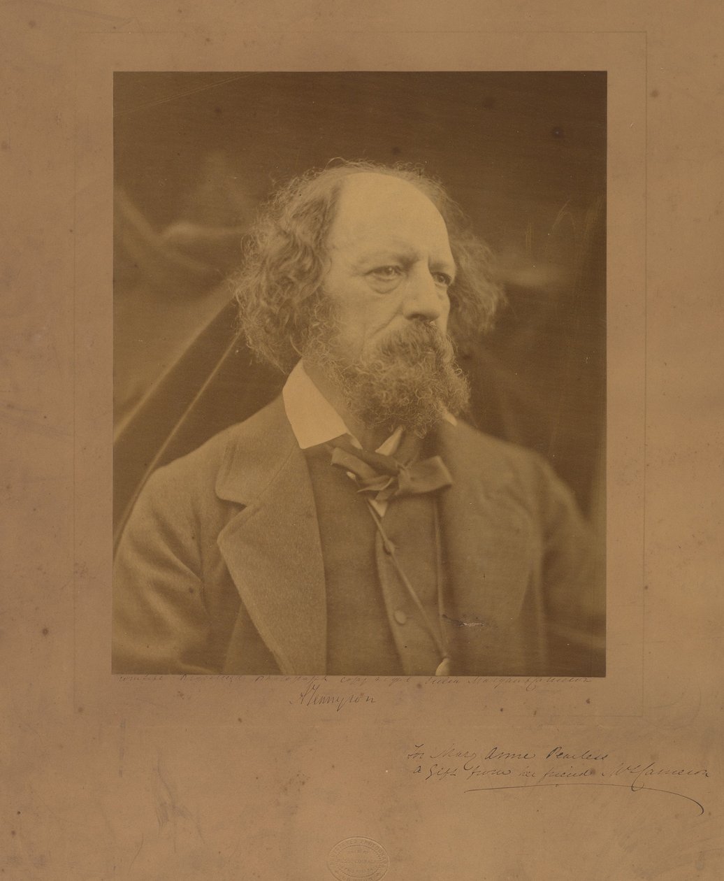 Alfred, Lord Tennyson by Julia Margaret Cameron