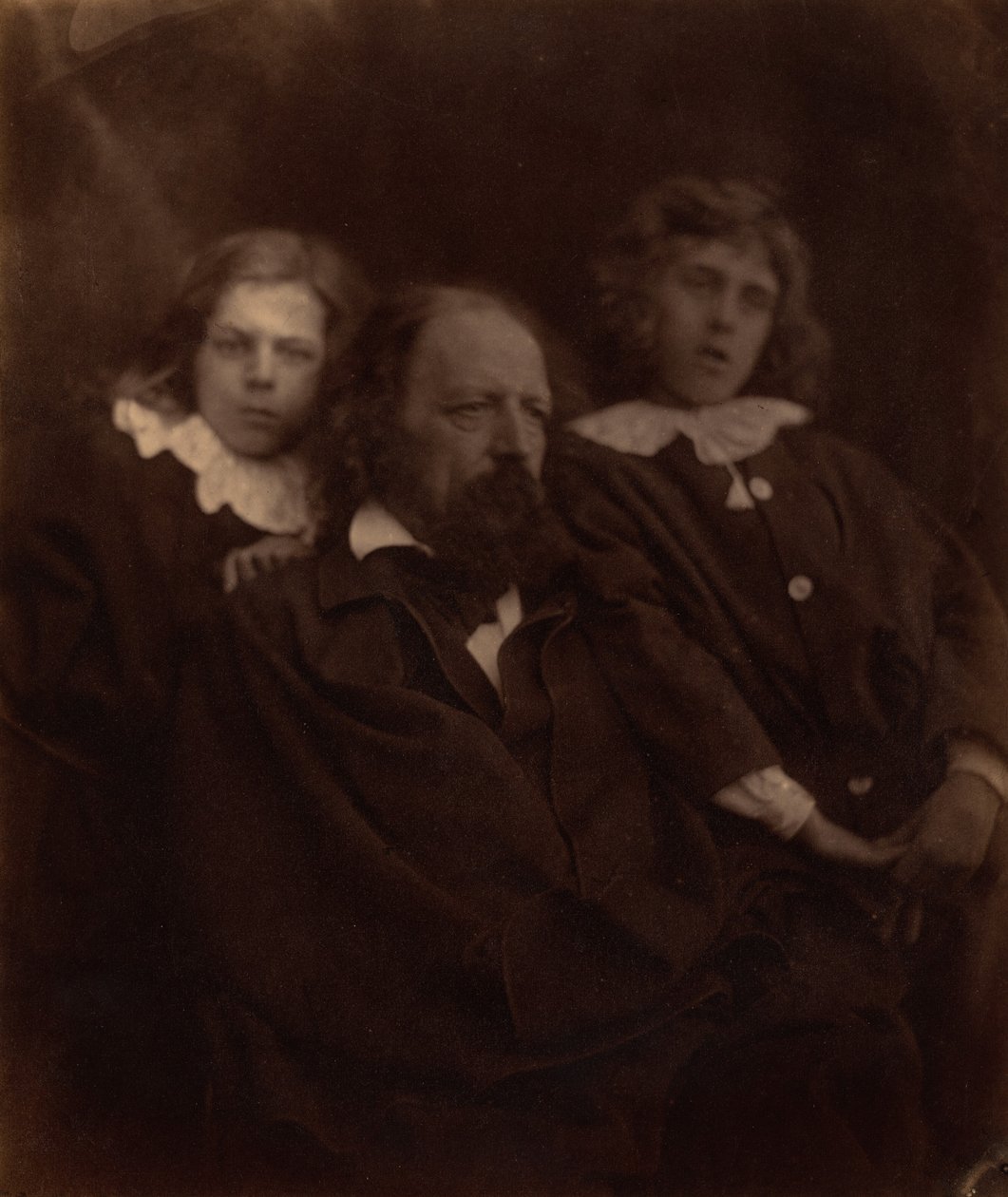 Alfred Tennyson with his Sons by Julia Margaret Cameron