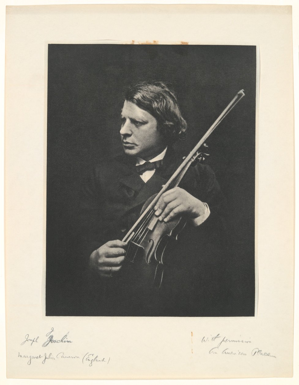 Joseph Joachim by Julia Margaret Cameron
