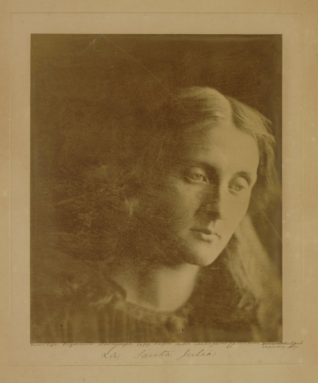 Saint Julia by Julia Margaret Cameron