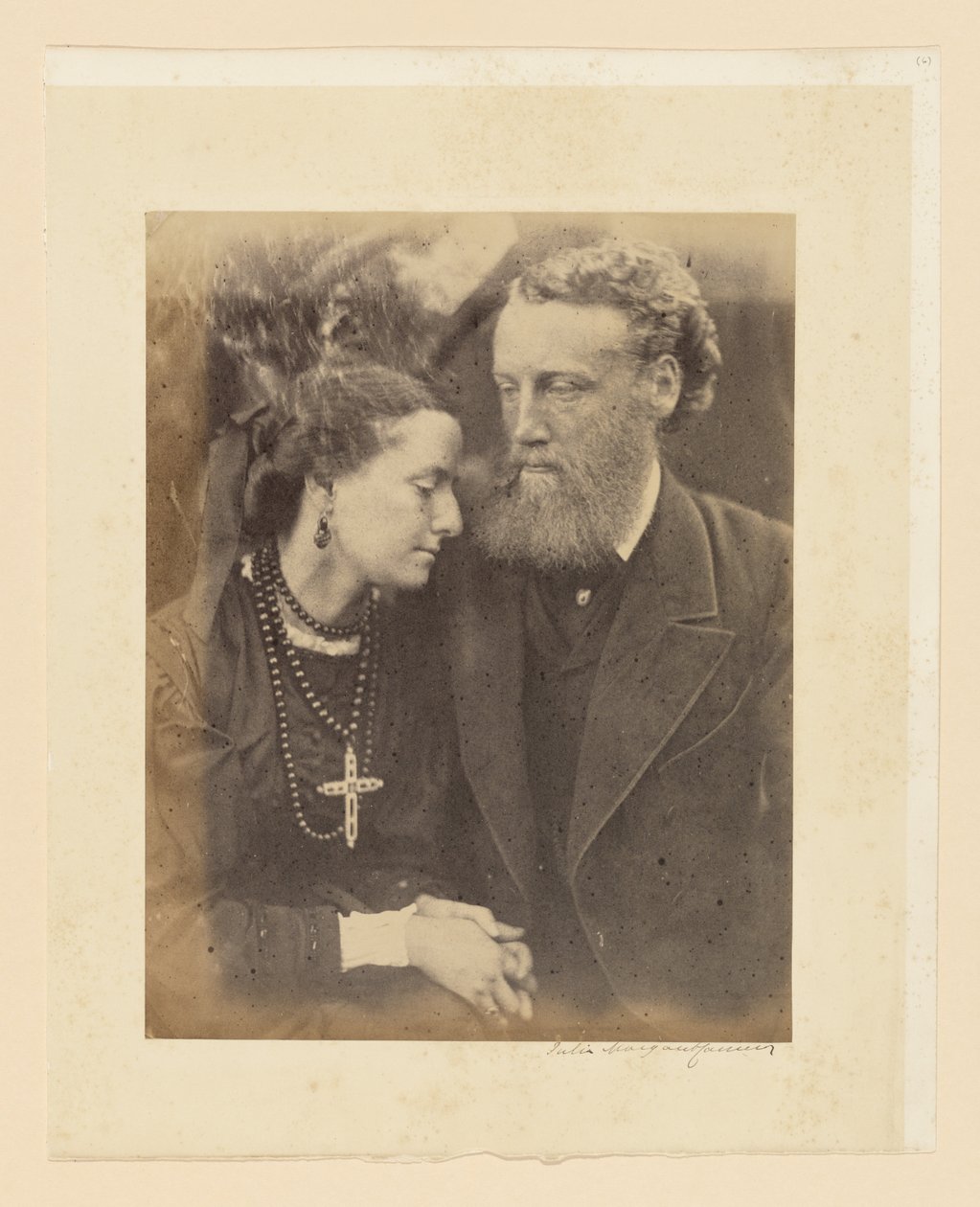 [Lt. Colonel Robert James Loyd-Lindsay and Harriet Sarah Loyd-Lindsay] by Julia Margaret Cameron