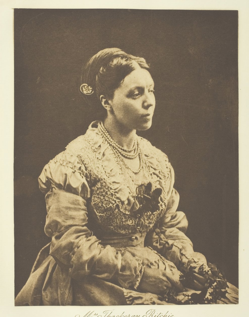 Mrs. Thackeray Ritchie, 1870 by Julia Margaret Cameron