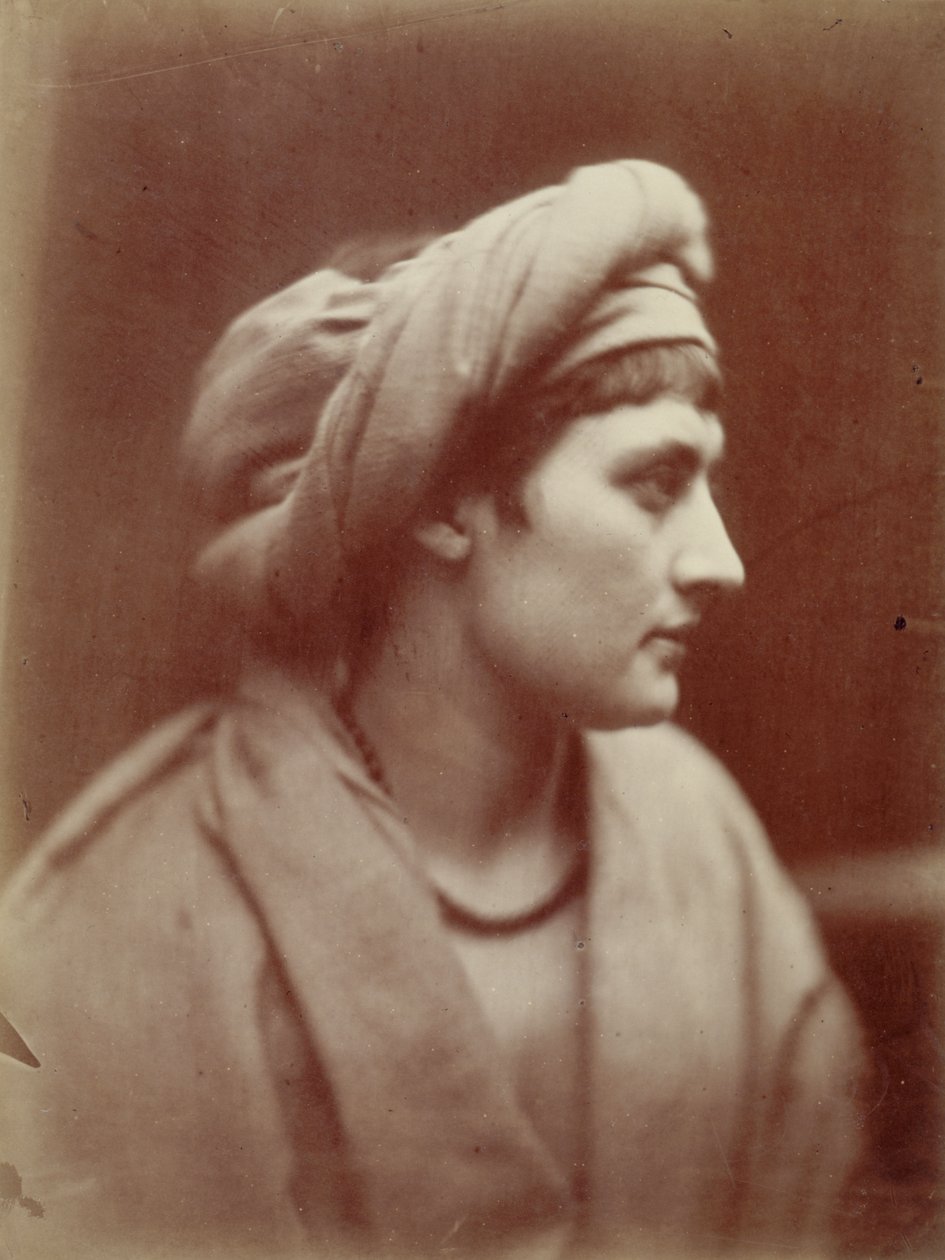 Portrait of a Woman with a Turban by Julia Margaret Cameron