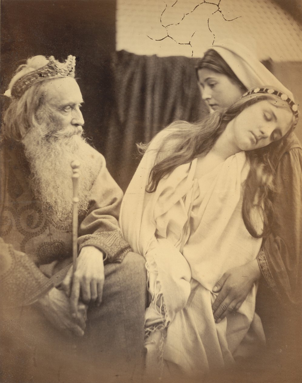 Queen Esther before King Ahasuerus by Julia Margaret Cameron