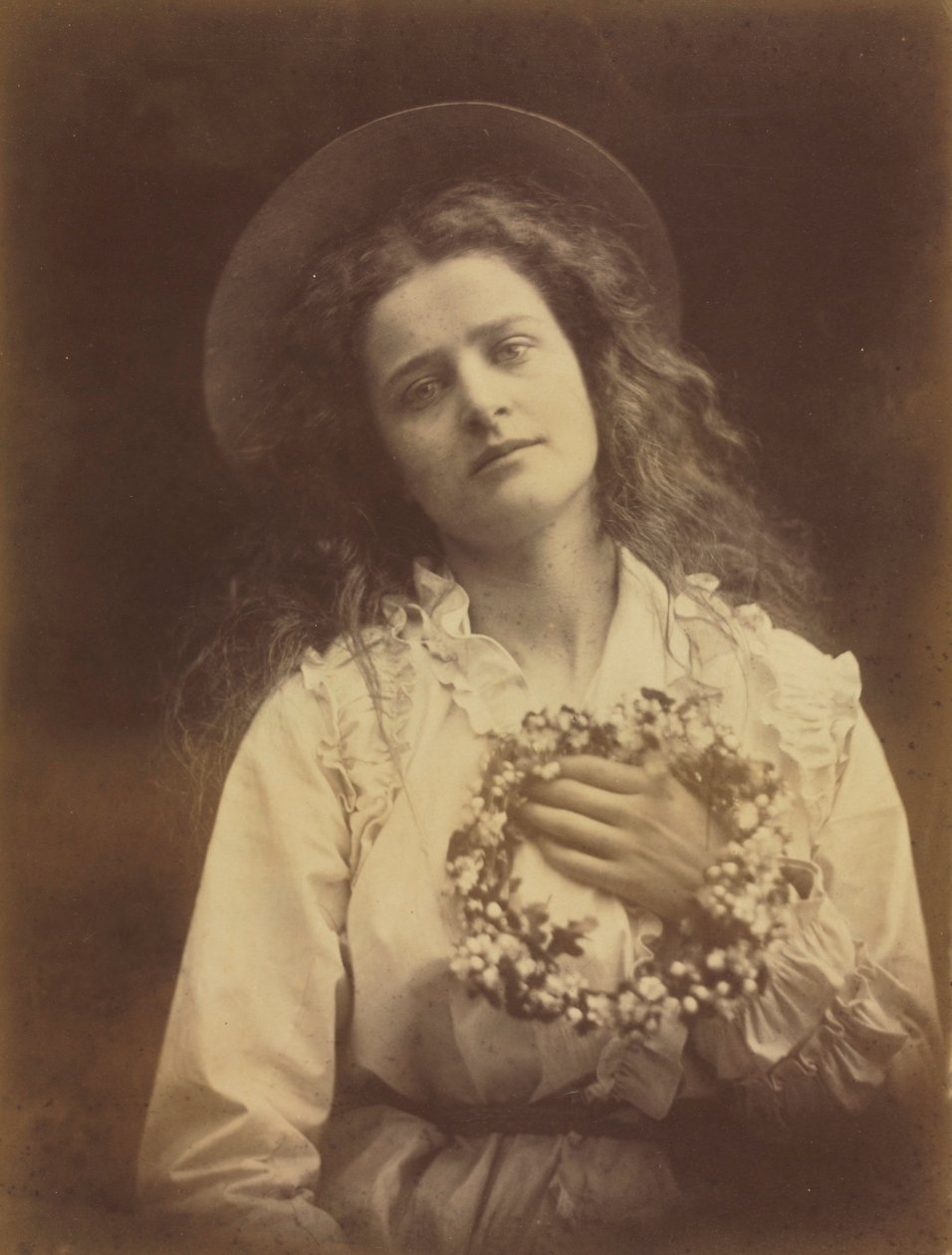 Queen of the May, 1875 by Julia Margaret Cameron
