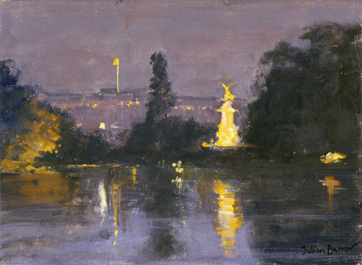 Buckingham Palace - Night by Julian Barrow