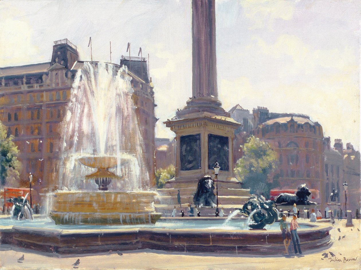 Trafalgar Square, London by Julian Barrow
