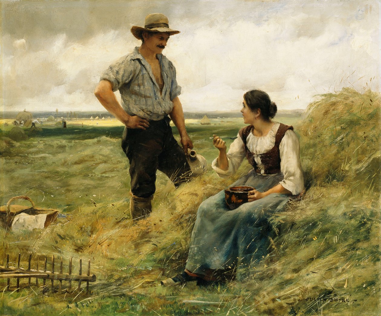 A Break from the Harvest by Julien Dupre