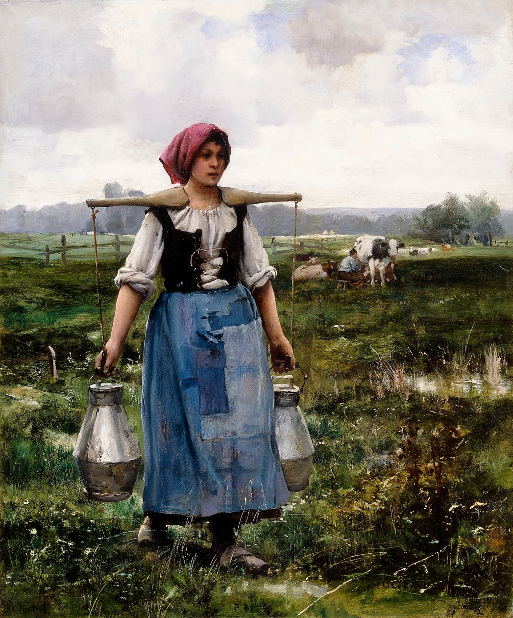The Milkmaid by Julien Dupre
