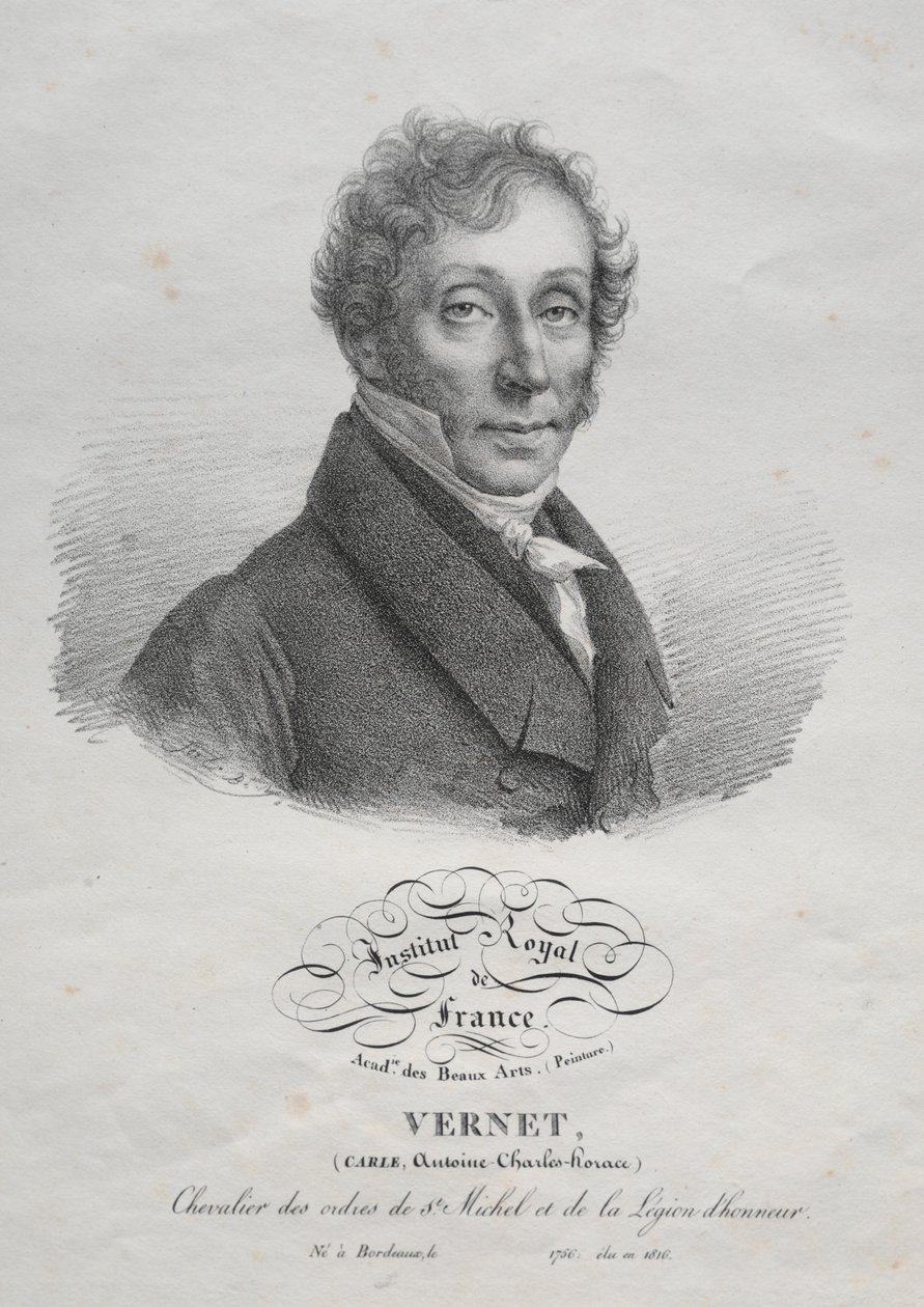 Carl Vernet by Julien Leopold Boilly