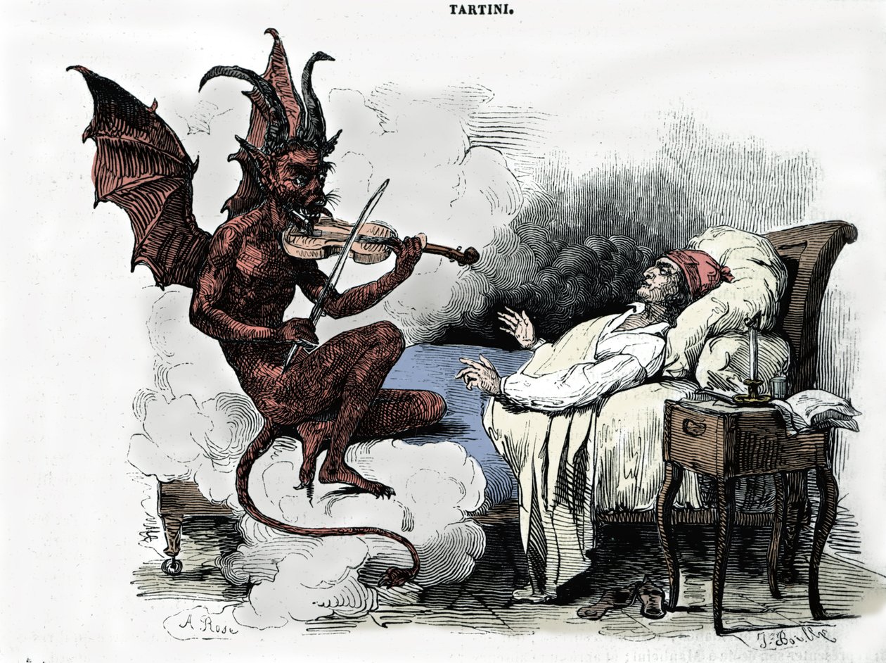 The Dream of Composer Giuseppe Tartini (1692-1770): in His 