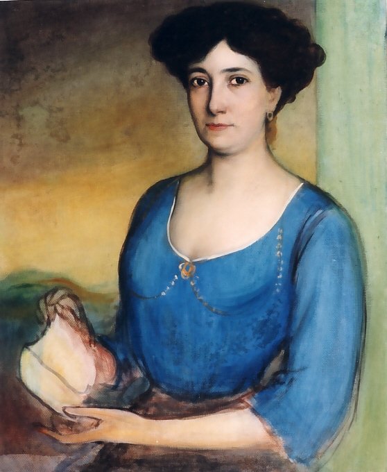 Mrs. Casanueva Sketch for the Portrait by Julio Romero de Torres