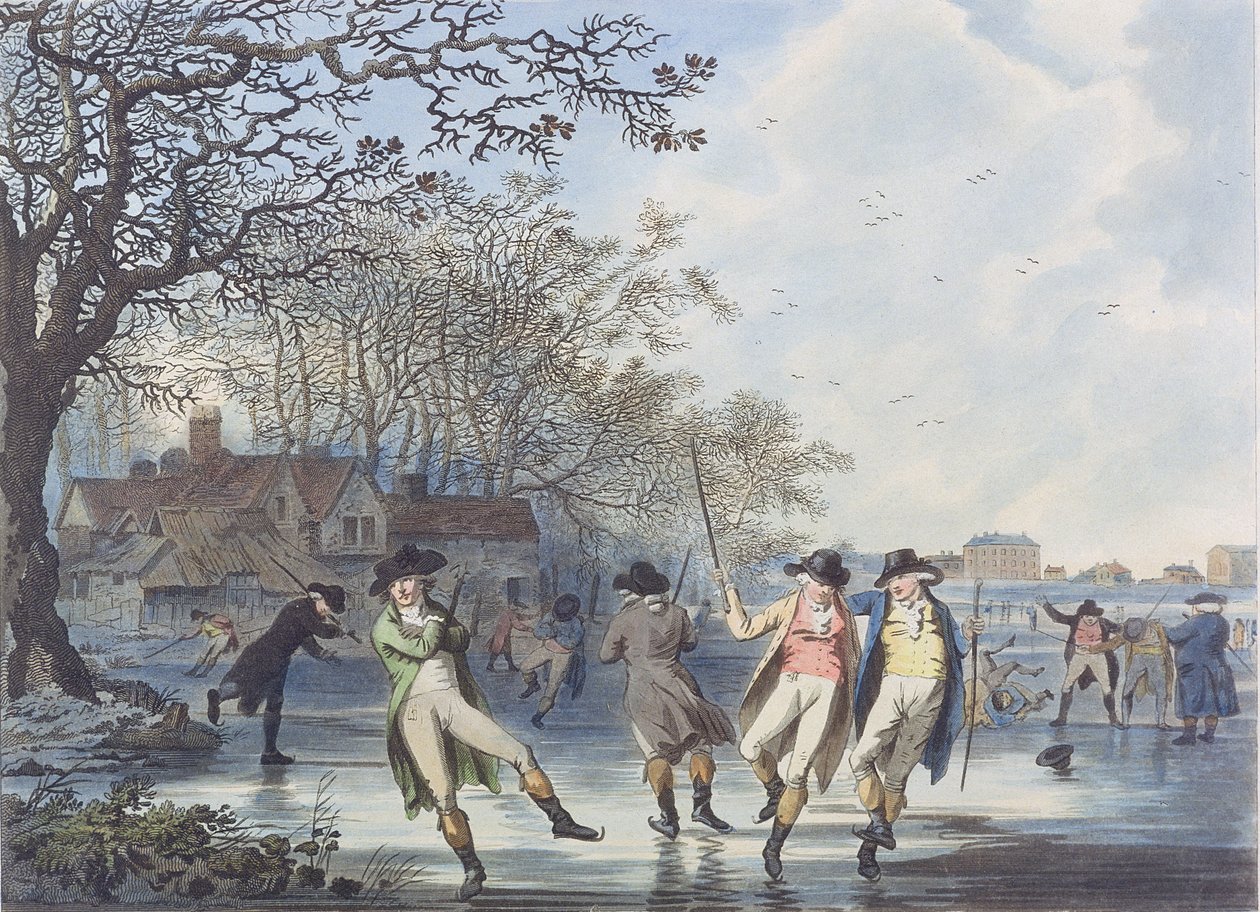 Winter Amusement: A View in Hyde Park from the Moated House, 1787 by Julius Caesar Ibbetson