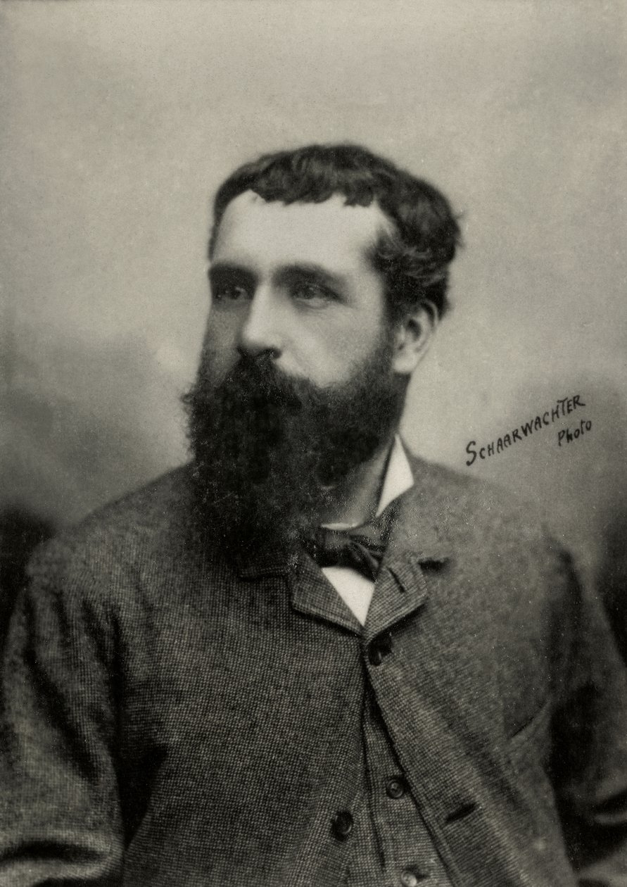 Portrait of the French Painter Claude Monet by Julius Cornelius Schaarwachter