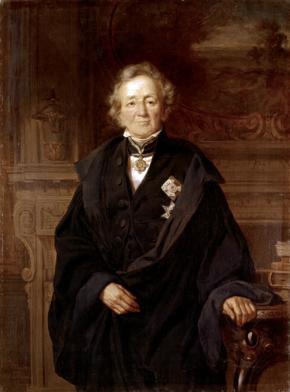 Leopold von Ranke: Portrait 1868 by Julius Friedrich Anton Schrader