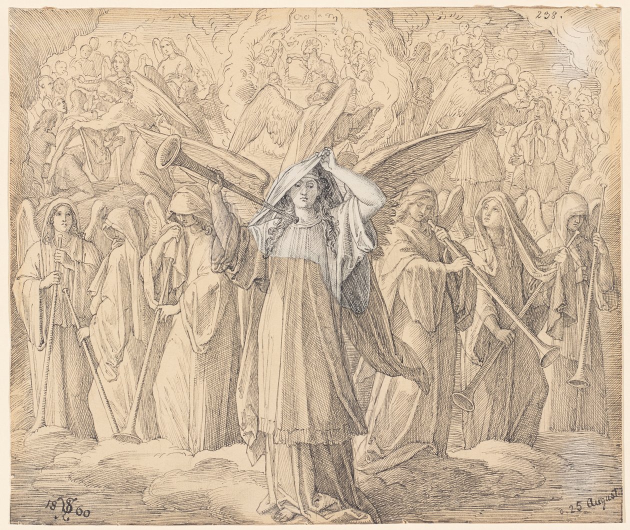 The Seventh Seal of the Book is Opened by Julius Schnorr von Carolsfeld