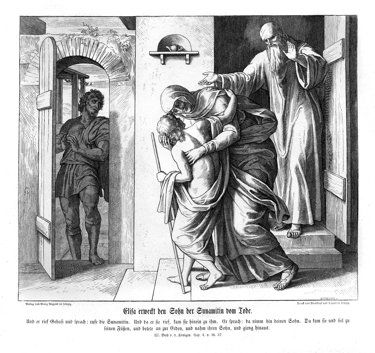 Elishah resurrects the Shunammite