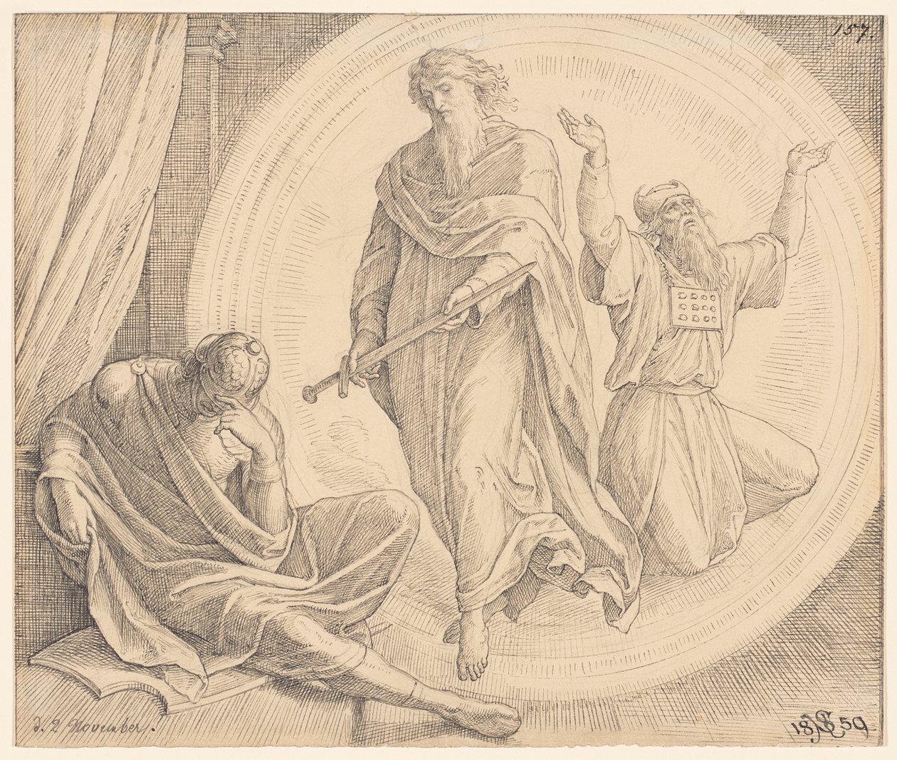 Judas Maccabeus Sees a Vision by Julius Schnorr von Carolsfeld