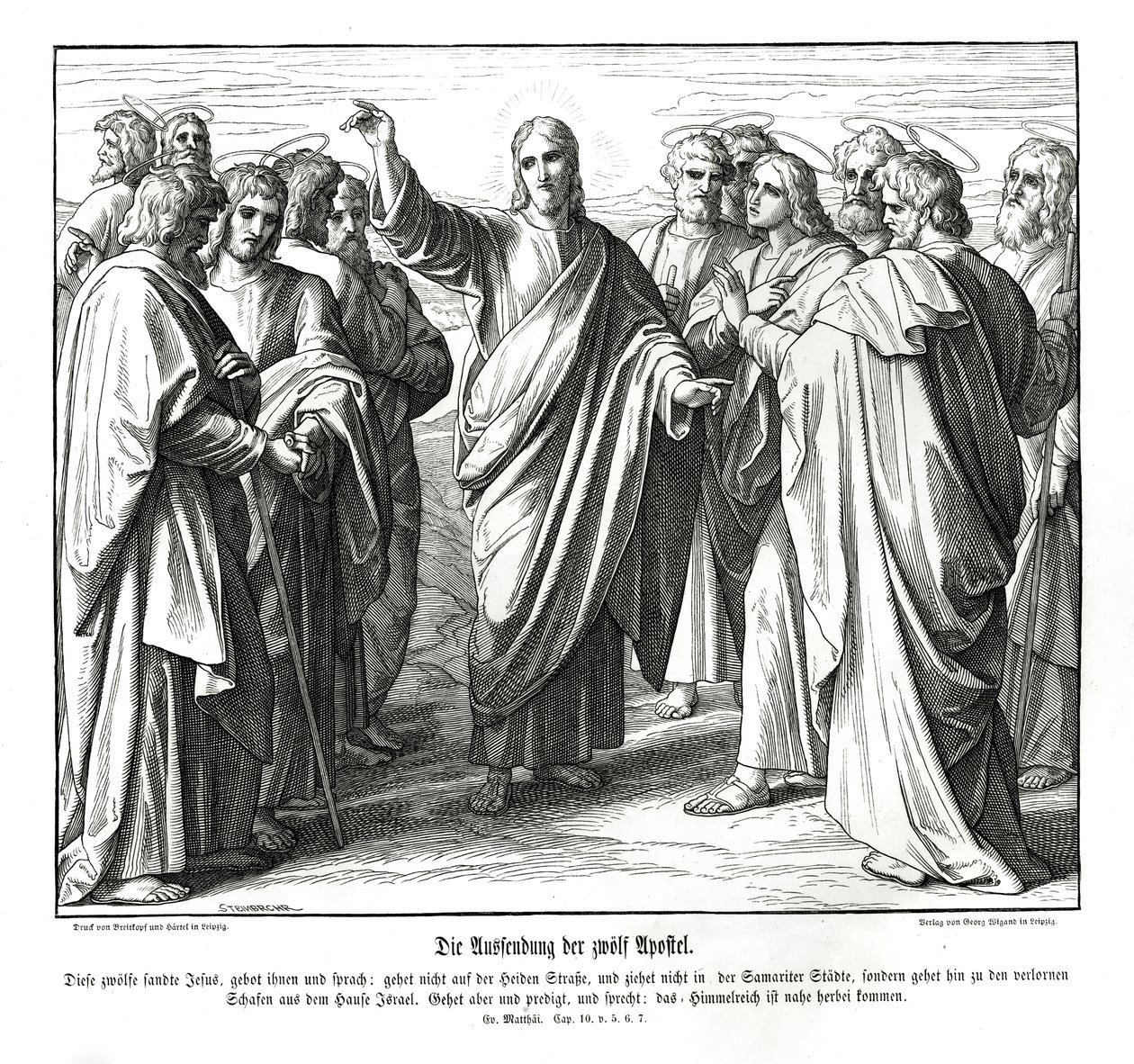 The Twelve Apostles by Julius Schnorr von Carolsfeld