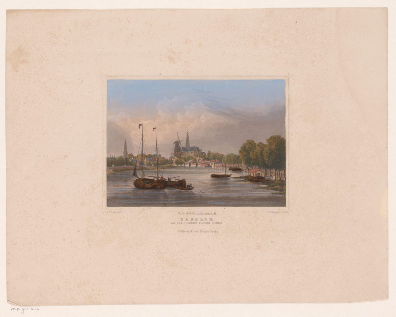 View of Haarlem by Julius Umbach