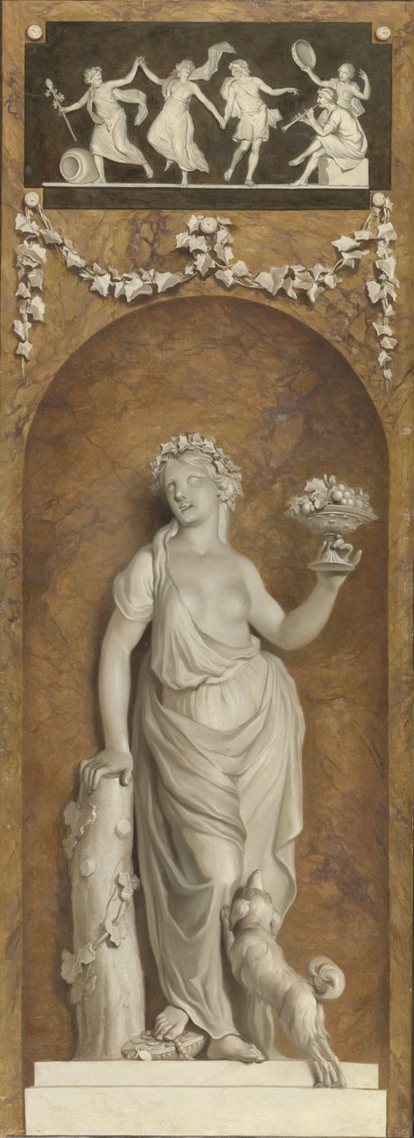 Wallpaper with Bacchante by Jurriaan Andriessen