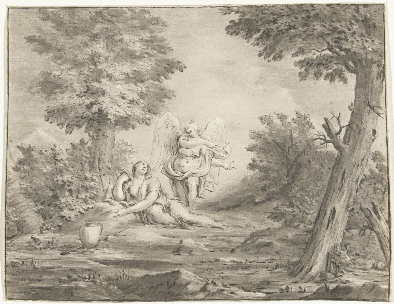 Hagar in the Desert by Jurriaan Cootwijck
