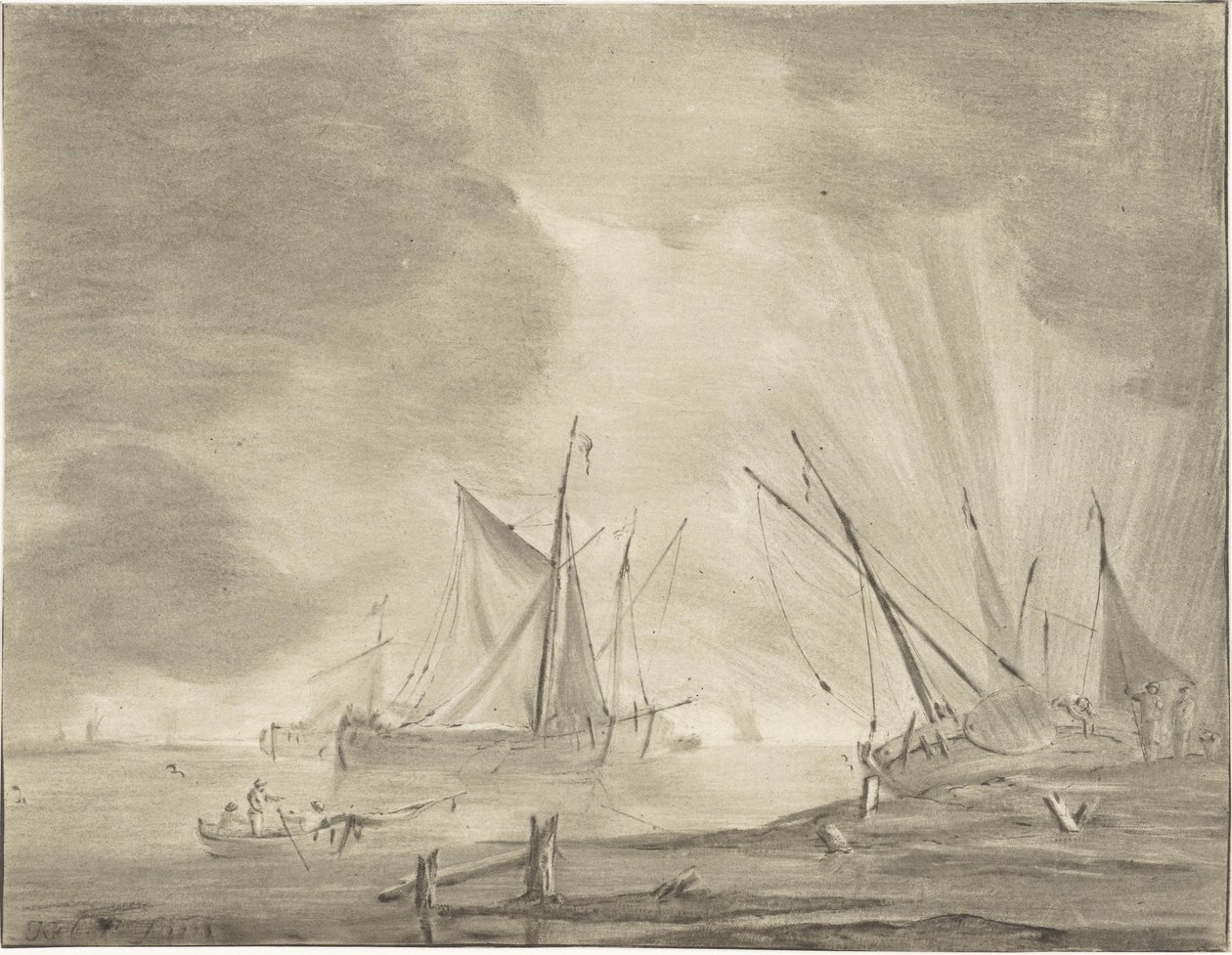 River Landscape by Jurriaan Cootwijck