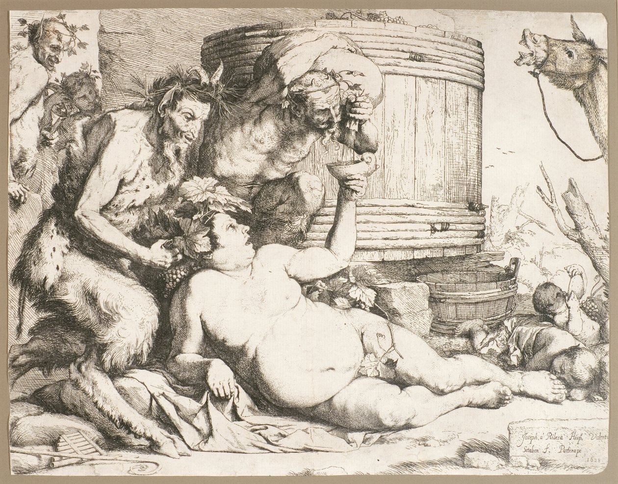 Silenus at the Wine Vat by Jusepe de Ribera