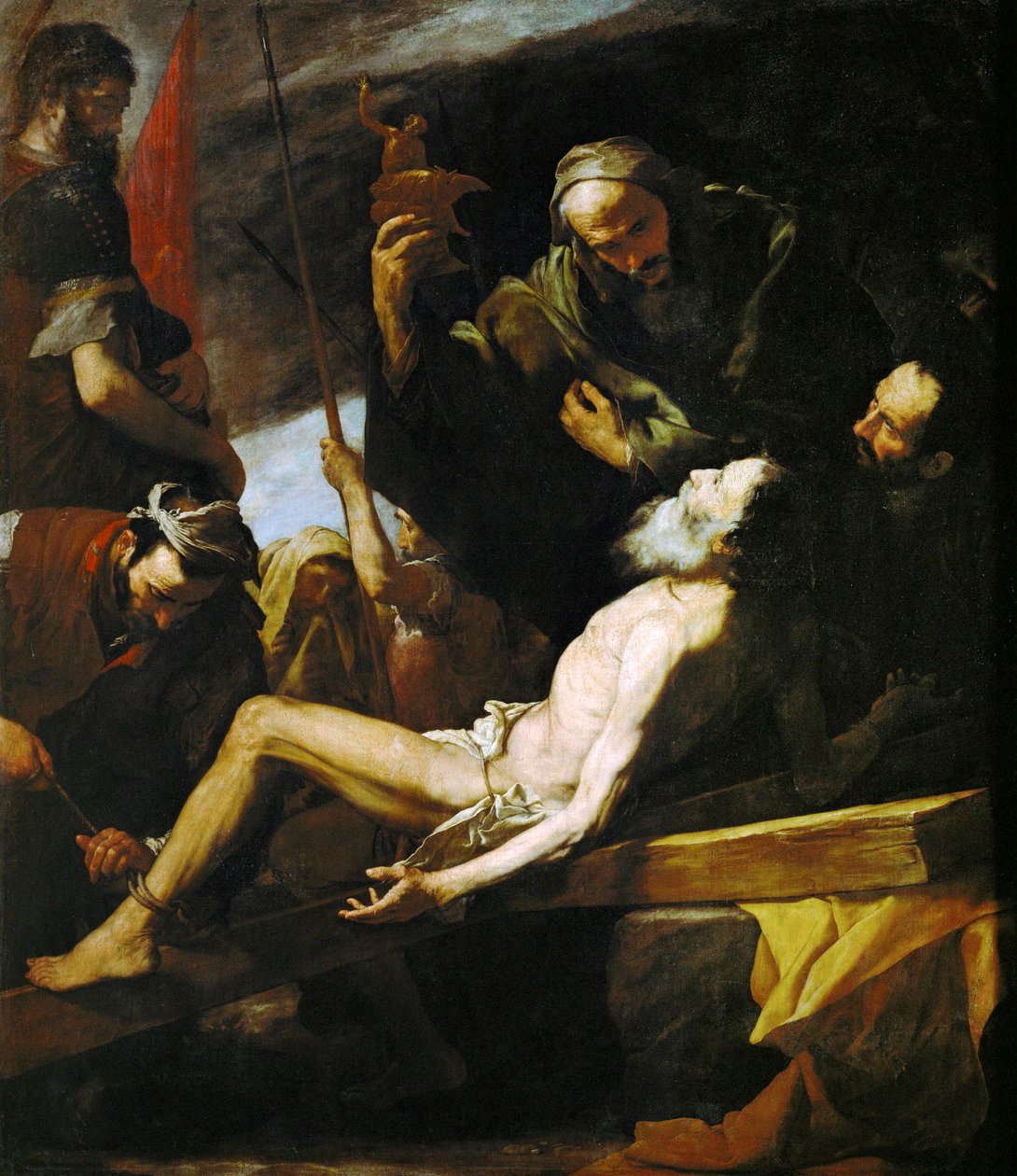 Martyrdom of Saint Andrew by Jusepe de (1591-1652) Ribera