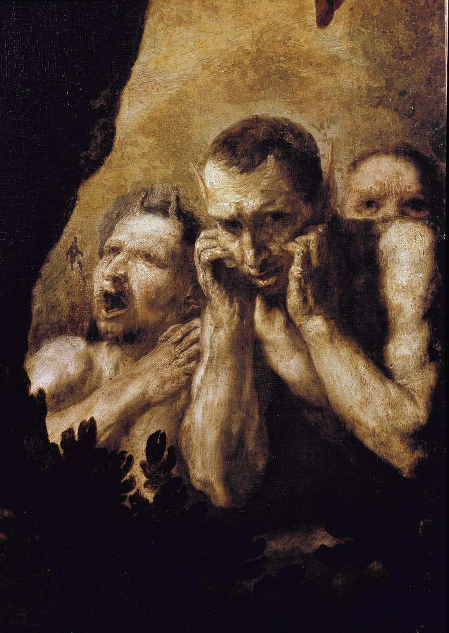 Apollo and Marsyas (detail) by Jusepe de Ribera