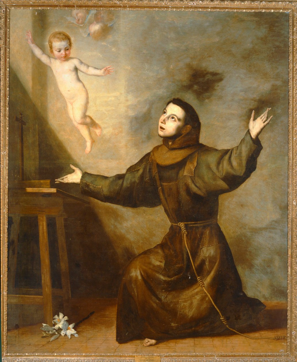 Apparition of the Infant Jesus to Saint Anthony of Padua by Jusepe de Ribera
