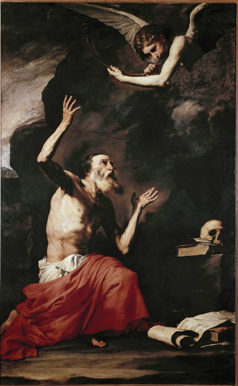 Saint Jerome and the Angel by Jusepe de Ribera