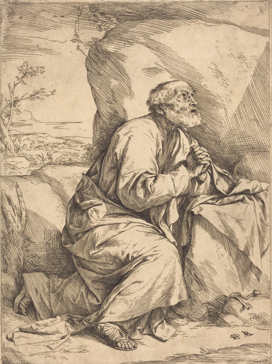 The Penitence of Saint Peter by Jusepe de Ribera