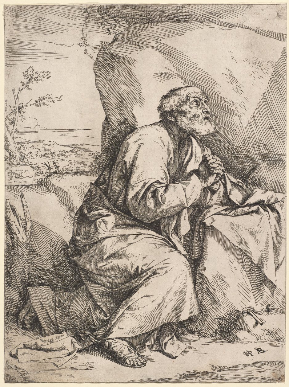 The Penitence of Saint Peter by Jusepe de Ribera