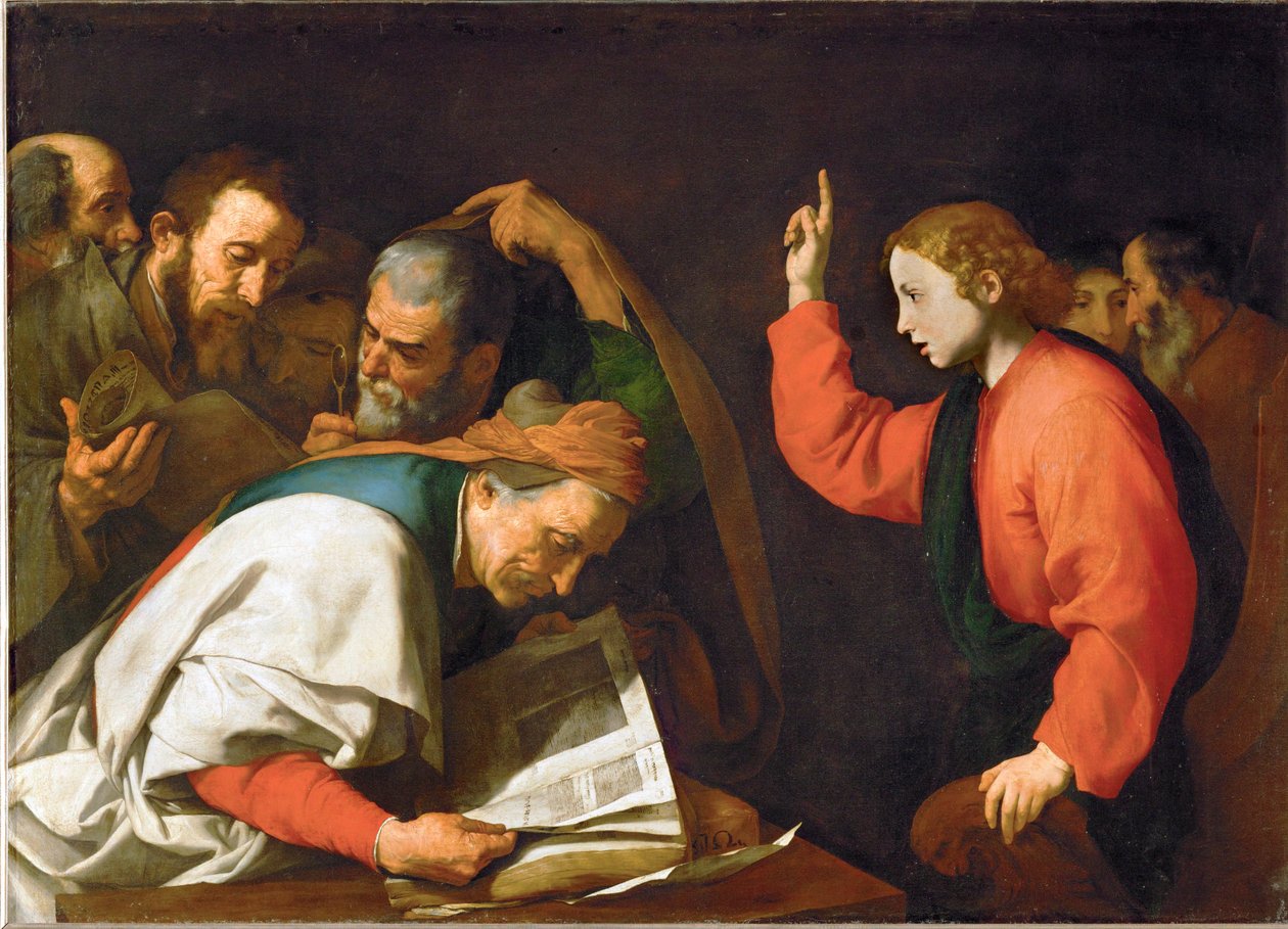 Twelve-Year-Old Jesus and the Doctors by Jusepe de Ribera