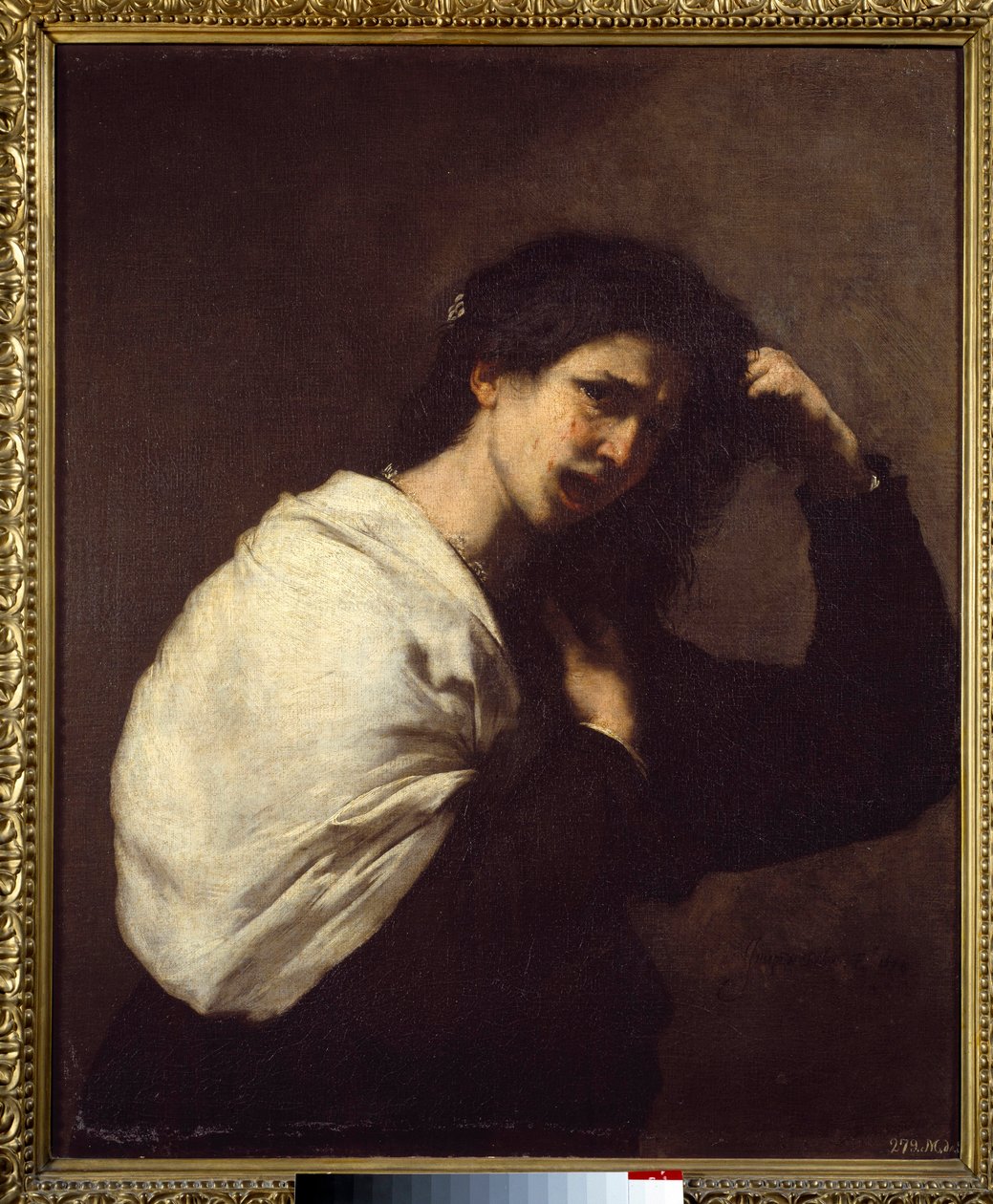 Woman Tearing Her Hair by Jusepe de Ribera