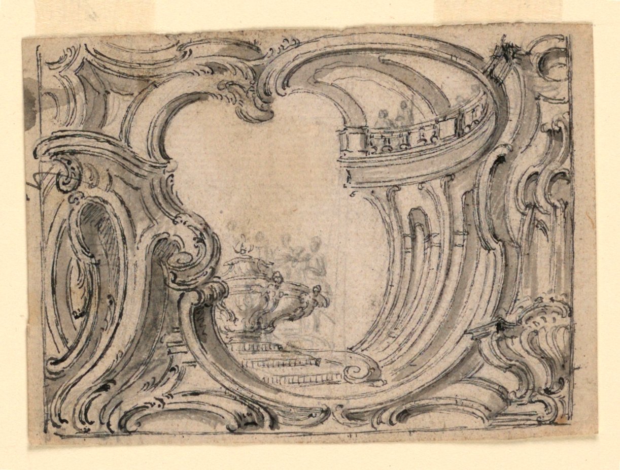 Design for an Ornament Panel by Juste Aurèle Meissonnier
