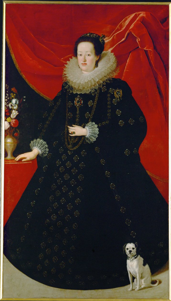 Eleonora Gonzaga, wife of Emperor Ferdinand III by Justus Sustermans