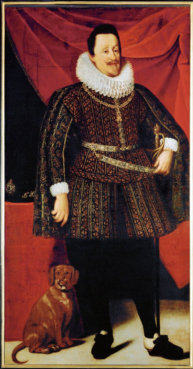 Emperor Ferdinand II, husband of Maria Anna of Bavaria and Eleonore Gonzaga by Justus Sustermans