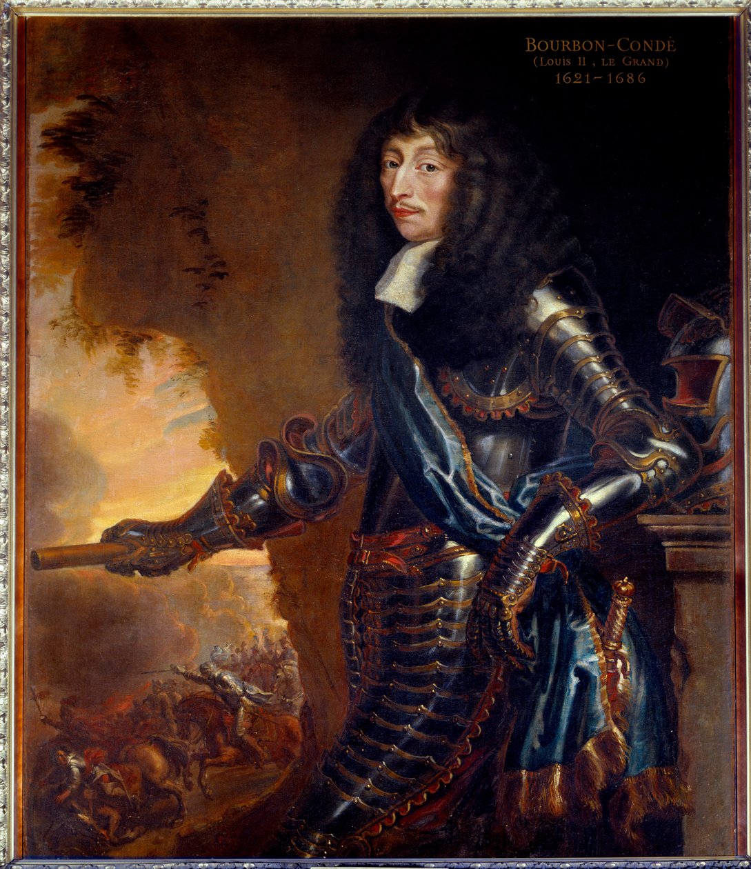 Full-length portrait of the Grand Conde, Louis II Prince of Bourbon (1621-1686) by Justus van Egmont