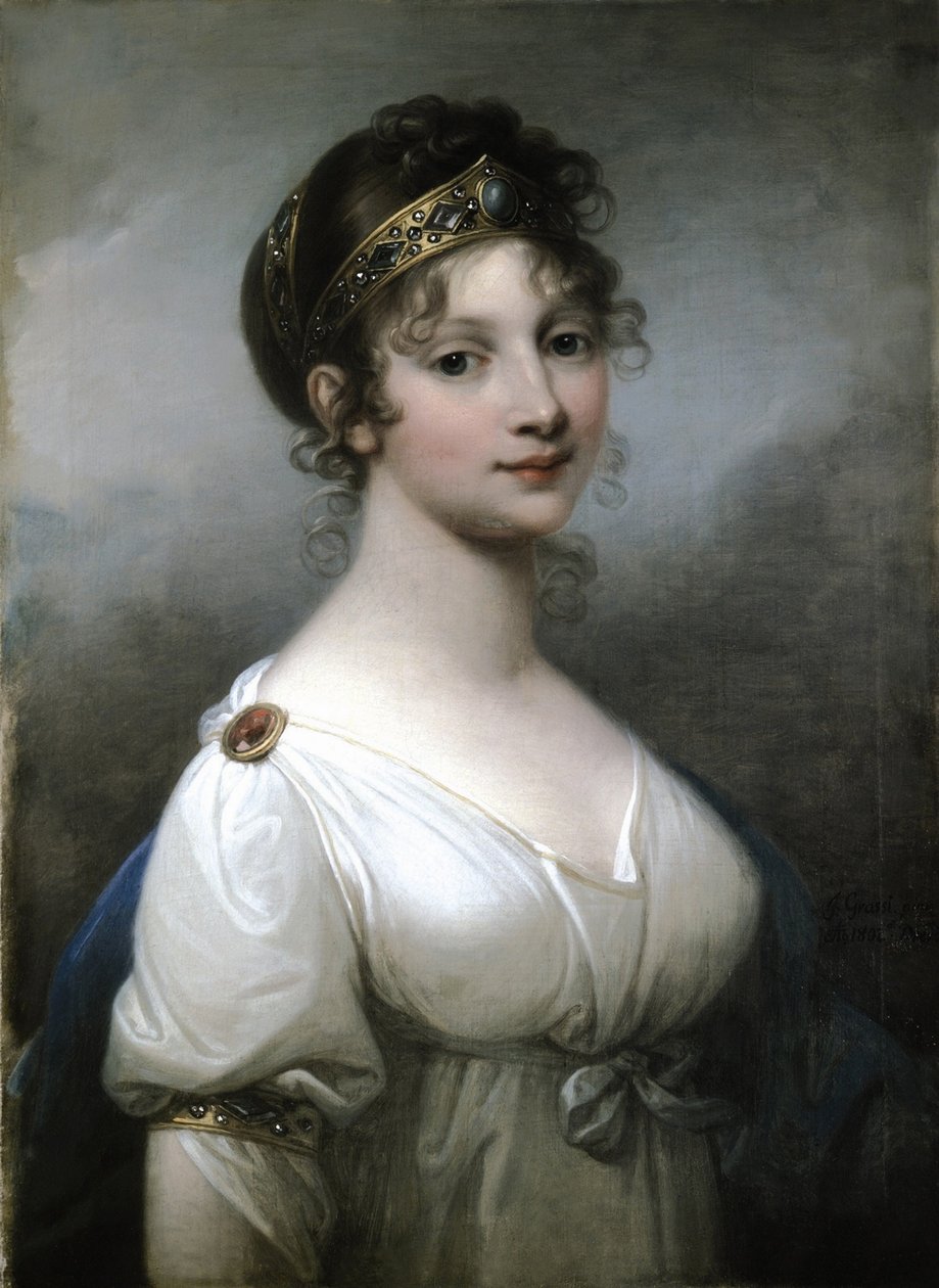 Portrait of Queen Louise of Prussia, 1802 by Józef Grassi