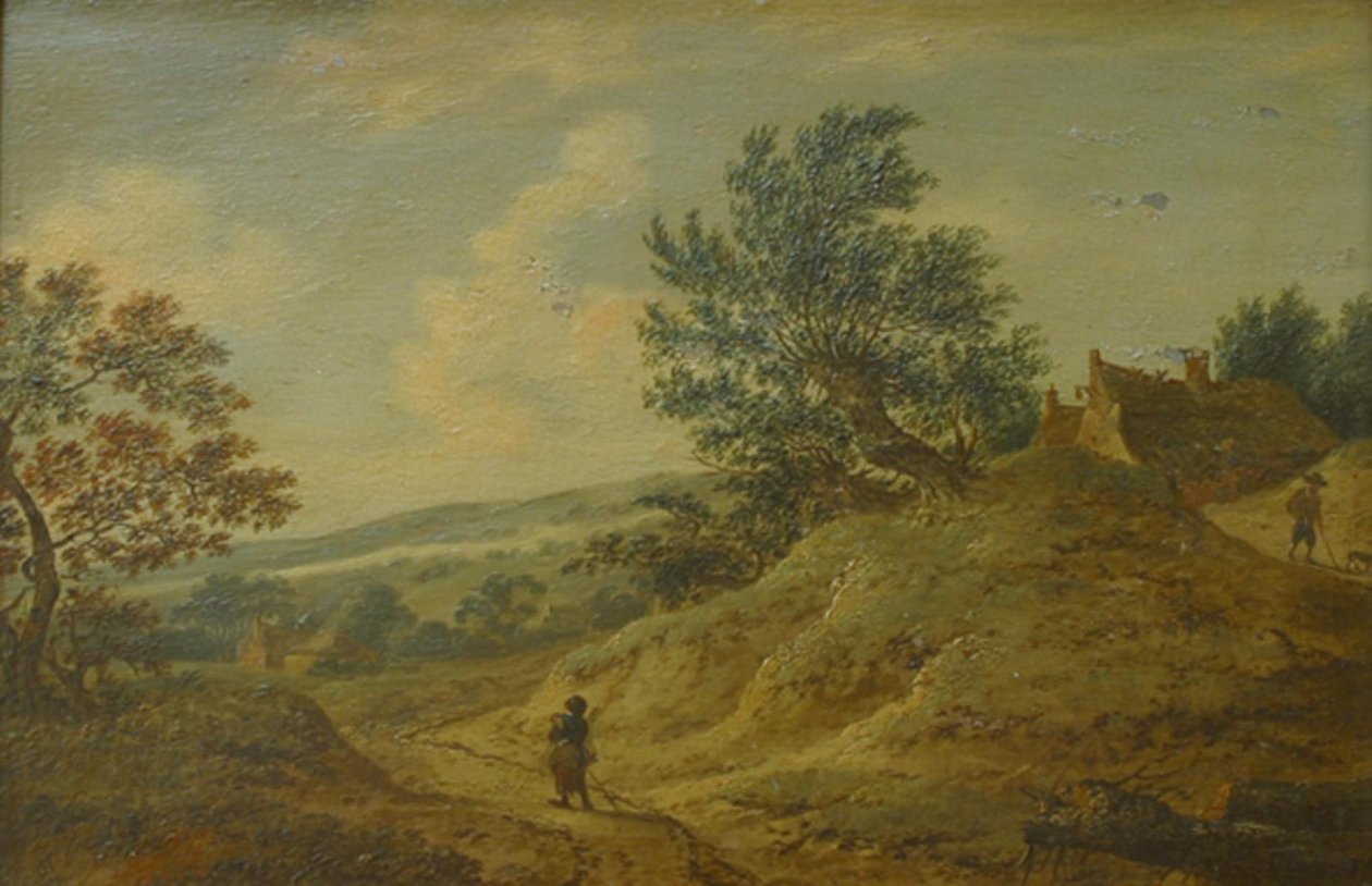 Hilly Landscape by KMS 1017 Monogrammist C.H